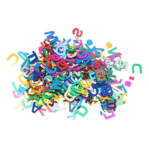 MAGICLULU Konfetti-tischdekoration 12.000 Stück Englische Buchstaben Geformtes Papier Schrott Party Glitzer Hochzeit Geburtstag Zuhause Zimmerdekoration von MAGICLULU