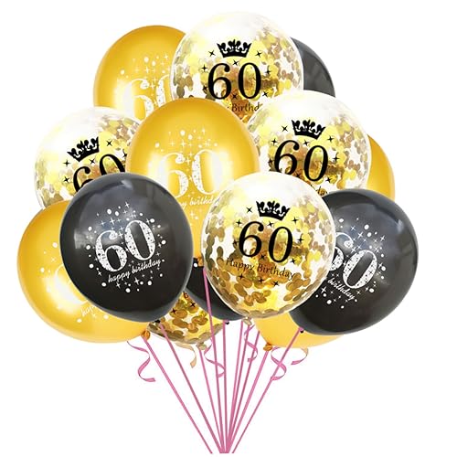 MAGICLULU 15 Stück Bunte Konfetti Luftballons Für Geburtstagsfeiern Jubiläen Und Besondere Anlässe Dekorative Ballons Für Eine Festliche Atmosphäre Bei Jeder Feier von MAGICLULU