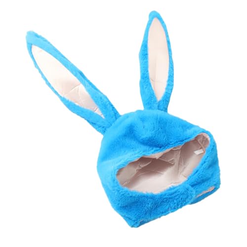 MAGICLULU 1Stk Hut mit Hasenohren Foto-Requisiten zu Ostern Häschenkostümhüte Rosa Hut osterhasenkostüme easter bunny costume Neuheit Partyhut Party lustiger Kopfschmuck Plüsch Blue von MAGICLULU