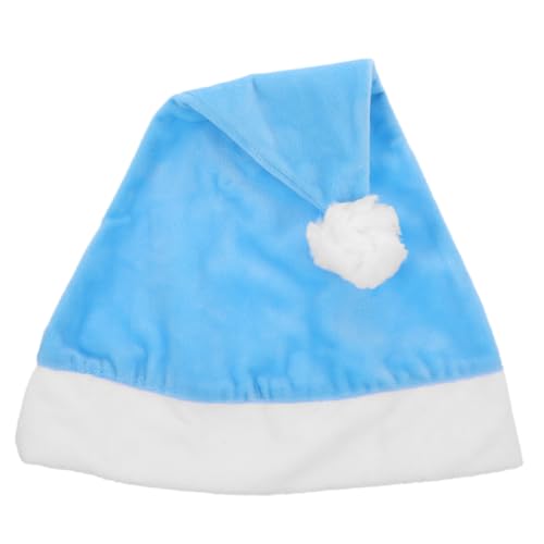 MAGICLULU 1Stk Weihnachtsmütze Weihnachtsmann-Mütze neuheit weihnachten weihnachtstierhut lustige Hüte Mütze im Weihnachtsmann-Stil kinderkleidung kleidung kinder weihnachsgeschenke Blue von MAGICLULU