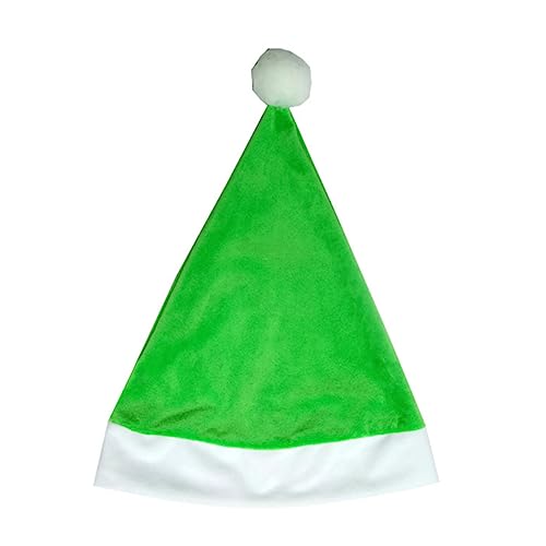 MAGICLULU 1Stk Weihnachtsmützen grüner Hut Weihnachten Santa Schlüssel lustige Hüte Hut mit langem Feiertagshut weihnachtsdeko santa claus hat weihnachtstüten Green von MAGICLULU