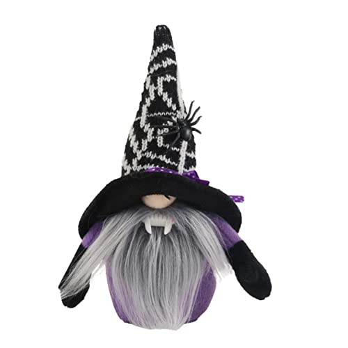 MAGICLULU 1Stk gesichtslose Puppe Süße Zwergenpuppe Zwerge Plüsch Outdoor- Figur Halloween Kleidung Halloween Outfit weihnachtsdeko Kinderspielzeug Halloween-Party- Baumwolle Black von MAGICLULU