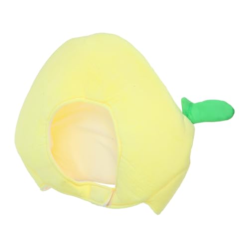 MAGICLULU 2 Stck. Zitronenhaube Fasching Kopfbedeckung Fasching Kopfschmuck Geburtstagsgeschenk Accessoires Fasching Neuheit Hut Partyhut Abdeckung Hut im Zitronendesign PP Baumwolle Yellow von MAGICLULU