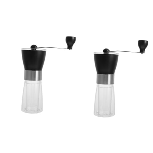 MAGICLULU 2 Stk Mühle für westliche Medizin Handtropfkaffee Pillenpulverisierer Tablettenmühle Espresso coffee lover kaffeeliebhaber wagener Hausmühle Bohnenmahlmaschine pp Black von MAGICLULU