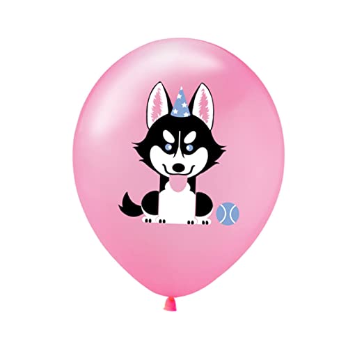 MAGICLULU 20 Stück 12 Partyballons Ballon Hund Party Latexballons Bedruckter Latexballon Tierballons Tierlatexballon von MAGICLULU