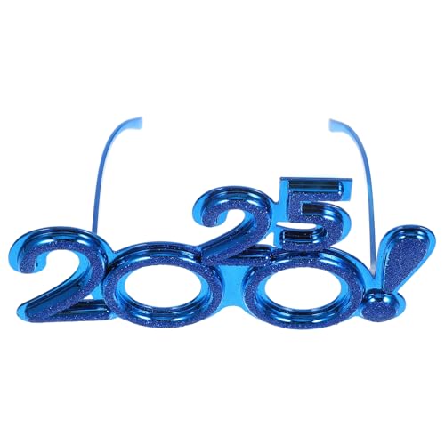 MAGICLULU 2025 Zahl Brillen Glitzer Brillengestelle Neuheit Brillen Abschlussfeier Frohes Neues Jahr Requisiten a von MAGICLULU