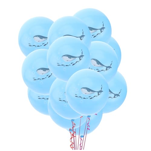 MAGICLULU 20St Ballon hochzeitslaken hochzeitsbingo Festliche Dekoration balongas balloons geburtstagseinladungen hochzeitstruhe Delphin- Partyschmuck blaues Emulsion Blue von MAGICLULU