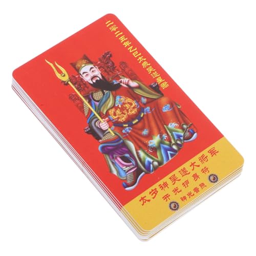 MAGICLULU 20st Jahr Der Schlange Tai Sui Karte Buddha-goldkarte Feng-Shui- Chinesisches Reichtumsgott- Kwan-Kung-statuen Chinesisches Segens-Kwan-Kung-Karten PVC von MAGICLULU