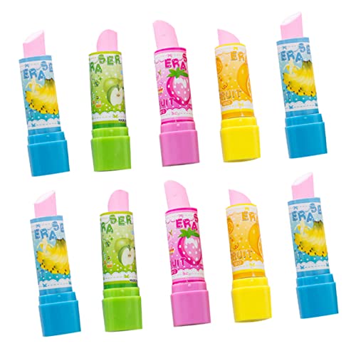 MAGICLULU 20st Kinder Lippenstift Süße Radiergummis Für Mädchen Radiergummis Für Kinder Mini-radierer Süßer Radiergummi Lippenstift Für Kinder Tintenlöscher Schreibwaren Student Modellieren von MAGICLULU