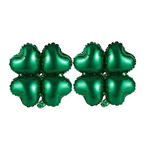 MAGICLULU 24 Stück St Patrick's Day Folienballons Herzform Kreative Grüne Kleeblatt Ballons Für Partys Hochzeiten Und Feiern Ideal Für Festliche Dekoration Und Überraschungen von MAGICLULU