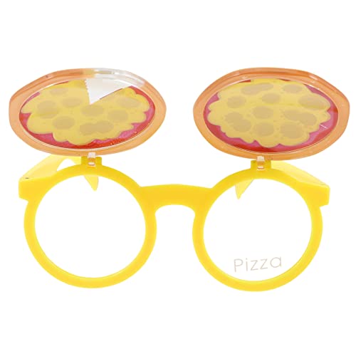 MAGICLULU 2St Pizzagläser Aufkleber Sonnenbrille mit rotem Herz neongrüne Brille faschingsbrille karnevalsbrille schnapsgläser lustige Sonnenbrille für Erwachsene kleine Brillenstütze Abs von MAGICLULU