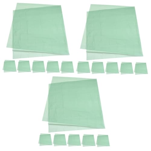 MAGICLULU 3 Sätze Einfarbige Tischdecke Einwegtischdecken Einmaltischdecke Sackleinen Junggesellinnenabschied Liefert Dekorative Tischdecke Tragbare Tischhülle Sport Light Green 6 Stück * 3 von MAGICLULU