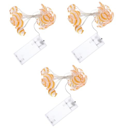 MAGICLULU 3 Stk Lichterketten für Seepferdchen weihnachtliche lichterketten Hochzeitslichter stimmungslicht house decoration Christbaumschmuck Feendekorationen urlaub dekorative lampe Mode von MAGICLULU