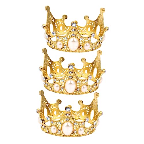 MAGICLULU 3 Stück Kronen Dekoration Königliche Krone Geburtstagstorte Dekoration Kuchenkrone Prinzessin Krone Diademe Für Mädchen Krone Topper Hochzeitstorte Topper Blume Legierung Golden MAGICLULU 3 Stück Kronen Dekoration Königliche Krone Geburtstagstorte Dekoration Kuchenkrone Prinzessin Krone Diademe Für Mädchen Krone Topper Hochzeitstorte Topper Blume Legierung Golden von MAGICLULU