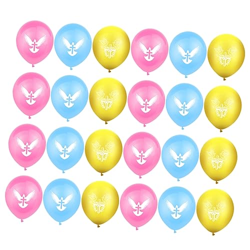 MAGICLULU 30st Ballon Für Die Dekoration Kreuzballons Zur Kommunion Süße Babyparty-dekorationen Grüner Ballonbogen Klare Luftballons Goldene Luftballons Heliumballons Ballongirlande Emulsion von MAGICLULU