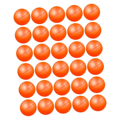 MAGICLULU 30st Lotteriekugel Tombola Zahlenkugeln Farbige Kugeln Käfigball Bingo-kugelkäfig Kaugummikapseln Spiel Tombola-bälle Bälle Für Die Tombola Behälter Für Partygeschenke Orange PVC von MAGICLULU