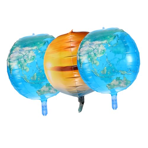 MAGICLULU 3St Ballon aus Aluminiumfolie Planet Alles zum Geburtstagsballon Luftgebläse für Schlauchboote hochzeitsdeko dekoration weihnachten Ballons zum Sonnenaufgang Partyzubehör von MAGICLULU