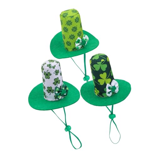 MAGICLULU 3St Mimi-Hut doll accessories Puppenaccessoires Puppenhut-DIY Puppe Plüsch-Polyester-Hut Puppenmütze zum Ankleiden Mütze aus Polyester mit Puppendekor Hut für Puppen Green von MAGICLULU