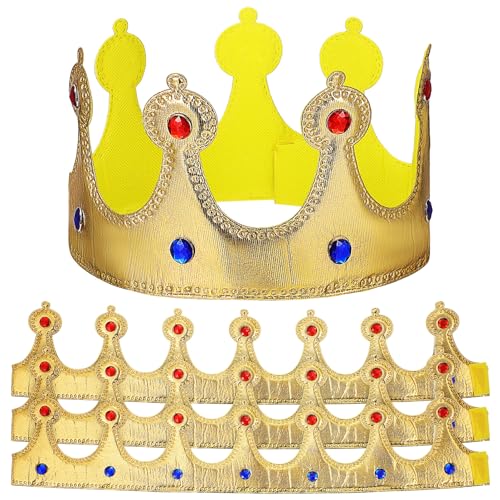 MAGICLULU 4 Stück Geburtstagskrone Lustige Partyhüte für Kindergeburtstage Leichte und Bequeme Krone für Feierlichkeiten und Feste MAGICLULU 4 Stück Geburtstagskrone Lustige Partyhüte für Kindergeburtstage Leichte und Bequeme Krone für Feierlichkeiten und Feste von MAGICLULU