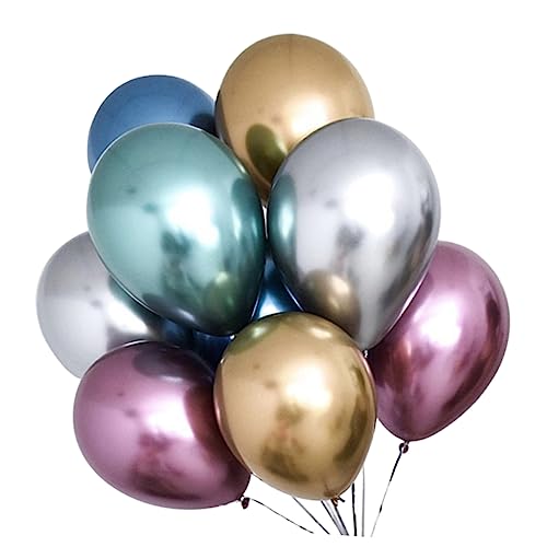 MAGICLULU 40 Stück Latex Metallic Luftballons Pastell Und Rosé Dekorationsballons Für Geburtstagsfeiern Hochzeiten Und Jugendweihen Ideal Für Festliche Anlässe Und Kreative von MAGICLULU