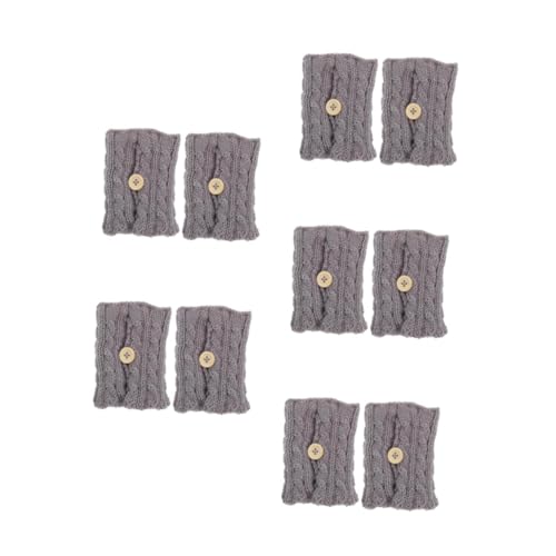 MAGICLULU 5 Sätze 5 Sets Aus Wolle Gestrickt Tassenüberzug Kaffeetasse Tassenhülle Becherpullover Wasserbecherhülle Gestrickte Hülle Beschützer Becherhülle Isolierhülle 2 Stück * 5 von MAGICLULU