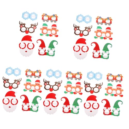 MAGICLULU 5 Sätze Weihnachtspapier Weihnachtsdeko Weihnachtsmotiv Wihnachtsdeko Geschenkidee Weihnachtsaufkleber Weihnachtsfeier Papiergläser Gläser Für Die Weihnachtsfeier 6 Stück * 5 von MAGICLULU