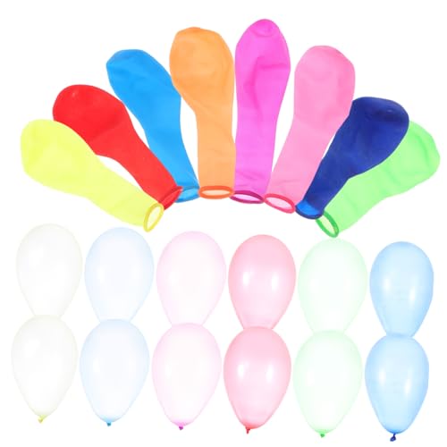 MAGICLULU 500 Stück Latex-Wasserballon große Luftballons Heliumtanks für Ballons Ballonstäbe mit Bechern Ballongas spielzeug für kinder spielzeuge Party-Wasserballons Sportballons Emulsion von MAGICLULU