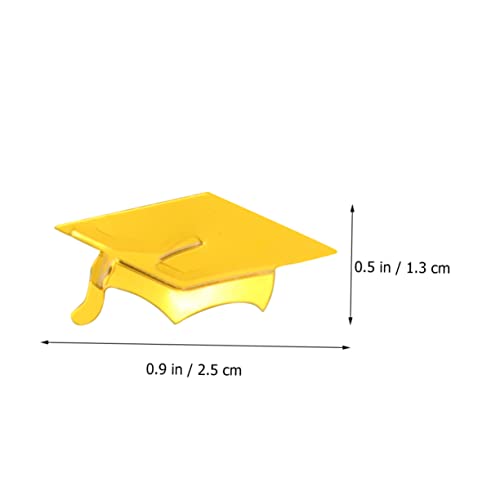 MAGICLULU 600 Stück 2020 Konfetti Für Abschlussfeier Abschluss-herzstück Grad Hüte Kappe Abschlusshut Konfetti Mittelstücke Abschlusskleid Und Mütze Für Abschluss Konfetti Golden von MAGICLULU