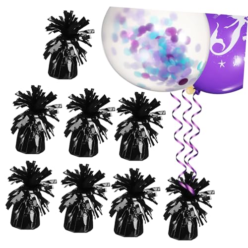 MAGICLULU 8 Stück Ballongewicht Für Draußen Zubehör Für Hochzeitsballons Ballonzubehör Hochzeit Schweres Ballongewicht Gewichte Für Ballon Ballon-gewichtsblöcke Black Das Haustier von MAGICLULU