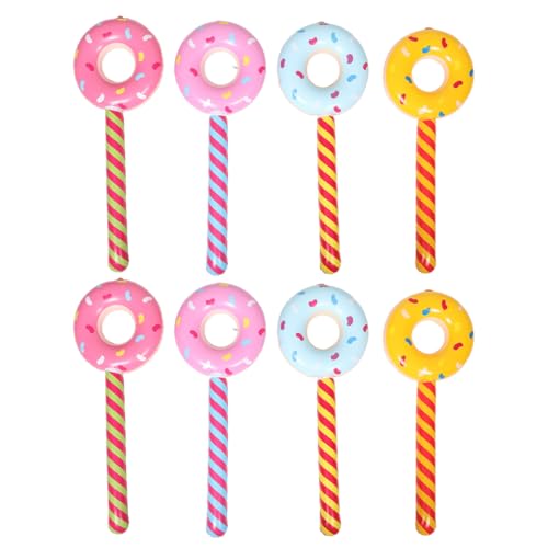 MAGICLULU 8St Donut-Partydekorationen Donut-Party-Dekorationen aufblasbare Geburtstagsdekorationen Süßigkeiten Ballons kinderparty Ballon aufblasbar Party-Schlauchboote PVC von MAGICLULU