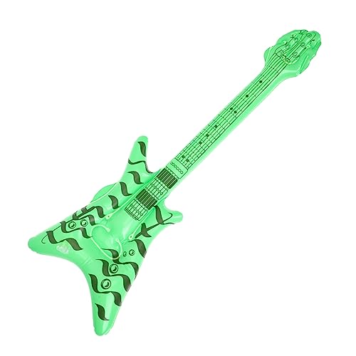 MAGICLULU Aufblasbare Rock Musik Instrumente Dekorationen Streich Musical Verwerflich Gitarre Sprengen Party Aufblasbare E-gitarre Ukulele Felsen Lichtschwert Ballon Pvc von MAGICLULU