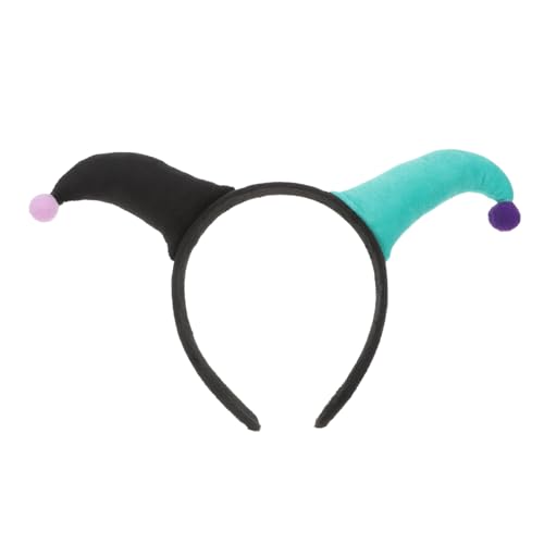 MAGICLULU Clown-stirnband Zirkuskostüme Für Damen Clown-accessoires Für Frauen Partyhut Stirnband Gruseliges Kostümzubehör, Blutiges Stirnband Kuh-kopfband Stirnband Mit Kuhohren Polyester von MAGICLULU