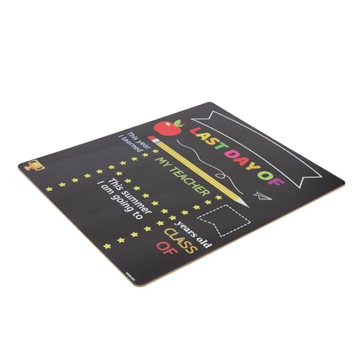 MAGICLULU Doppelseitige Schultafel Schwarze Tafel Spielstift Mini-whiteboard Kinderzubehör Wandtafel Kinderversorgung Kreide Für Schulbehörde Des Ersten Tages Staffelei Mdf von MAGICLULU