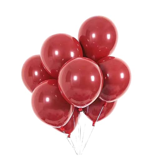 MAGICLULU Granatrote Latex Luftballons Für Hochzeiten Romantische Raumdekoration Und Partybedarf Für Hochzeitsfeiern Und Bankette von MAGICLULU