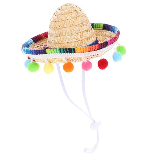 MAGICLULU Kleiner Hut Funkelnder Cowboyhut Mexikanische Partyhüte Mini Mexikanischer Hut Cowboy-hut Rave-hut Eimerhut Zum Geburtstag Fiesta-partyhut Weihnachtsmütze Eimerhüte Polyester von MAGICLULU