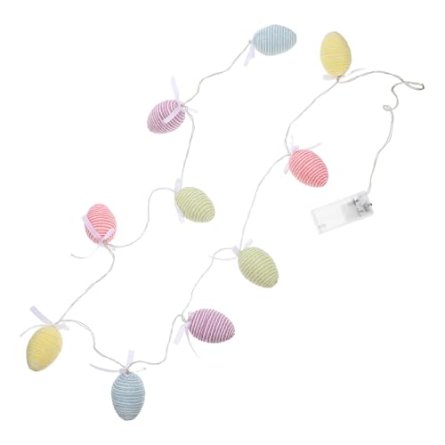 MAGICLULU LED Eier Lichterkette Mit Frühlings Und Ostermotiv Batteriebetriebene Bunte Lichter Für Und Gartendekorationen Für Osterfeiern von MAGICLULU