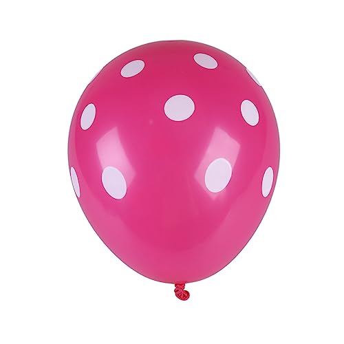 MAGICLULU Latex Ballons Mit Punkten Rosarot Und Pink Für Hochzeits Und Geburtstagsfeiern Partydekoration Langlebige Luftballons Für Besondere Anlässe von MAGICLULU