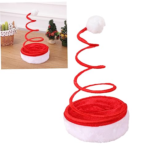 MAGICLULU Lustige Weihnachtsmannmütze Für Erwachsene Dekorativer Spiralfeder Kopfschmuck Für Festliche Feiern Und Partys Ideal Foto Requisite Und Geschenkanhänger Ein Spaß Für von MAGICLULU