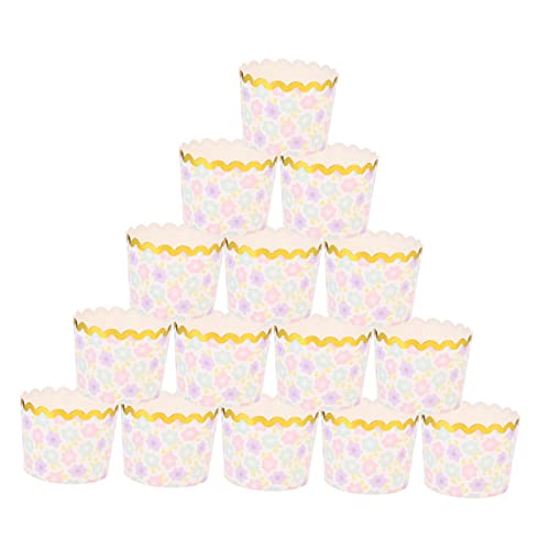 MAGICLULU Muffinförmchen 50 Stück Kuchen Baby-Geschenkpapier Cupcake-Liner Packpapier Papierbecher Cupcake-Becher -Backbecher Mittel Pappbecher Eierbecher Beschichtung Muffin von MAGICLULU