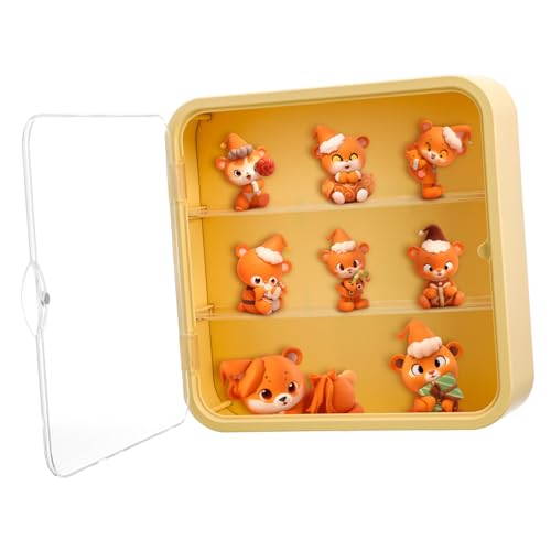 MAGICLULU Puppenständer Schrank Regal Organisatoren Aufbewahrungsregale Kunstbedarf Aufbewahrungsorganisator Figurenvitrine Minifiguren Organizer Koffer Organizer Schränke Aus von MAGICLULU