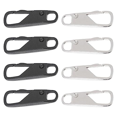 MAGICLULU Reißverschlusszubehör Universelles Werkzeug 8Pcs ?Verschluss- Zieh- Reparaturzugabserabte Zipper- Tags ?Verschluss Schieberegler Ersatz Metall ?Verschluss Restaurator-Tool von MAGICLULU