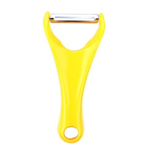 MAGICLULU Schälmesser Ingwerschäler Tragbarer Gemüseschäler Ergonomischer Orangenschäler Schäler Für Die Küche Karottenschäler Fruchtschäler Kartoffelschäler Küchenwaren Plastik Yellow von MAGICLULU