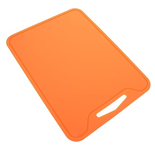 MAGICLULU Schneidebrett Aus Silikon Süßes Schneidebrett Kleines Schneidebrett Eck-schneidebrett Für Die Arbeitsplatte Haushaltsgeräte Für Die Küche Nudelbrett Gadget Bretter Kieselgel Orange von MAGICLULU