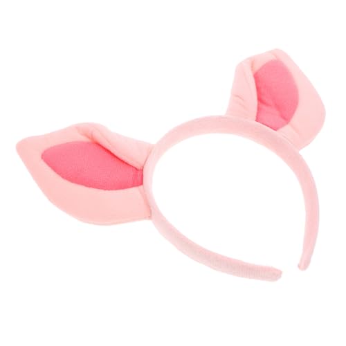 MAGICLULU Super Schweineohr Stirnband Für Halloween & Fasching Rosa Tier Cosplay Kopfbedeckung Ideale Bühnen Performance Requisite Passend Für Kostümpartys Und Kindergeburtstage von MAGICLULU