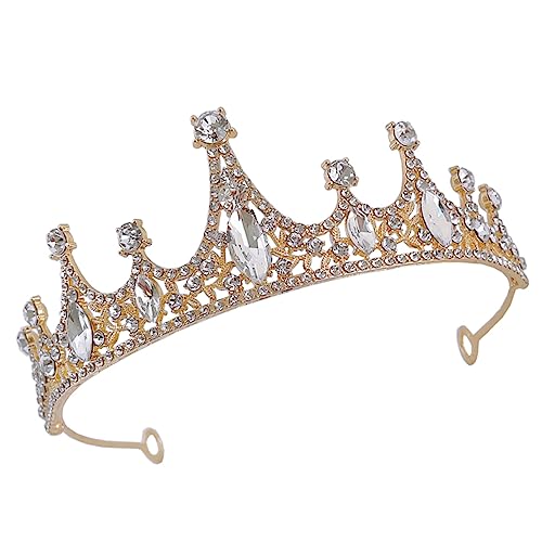 MAGICLULU Tiara Hochzeitsgeschenke Stirnband Mit Sternen Bands Gesicht Kinderkronen Halloween-kopfschmuck Festival Kostüm Dekorationen Spa-stirnband Rosa Accessoires Zinklegierung Golden von MAGICLULU