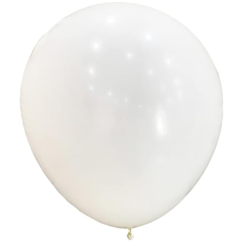 MAGICLULU Wetterbeobachtungsballon Ballonbogen-Kit Ballon-Heliumtank Ballonbogenständer Luftballons stanzen Heliumtanks für Ballons großer runder Ballon große weiße Latexballons Emulsion von MAGICLULU