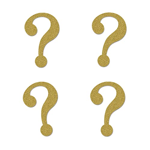 Goldene Fragezeichen-Ausschnitte, 12 Stück, Tischaufsatz, Geschlechtsoffenbarung, Babyparty, Party-Dekorationen Goldene Fragezeichen-Ausschnitte, 12 Stück, Tischaufsatz, Geschlechtsoffenbarung, Babyparty, Party-Dekorationen von MAGJUCHE