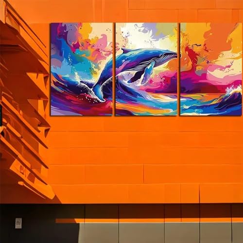 MAIMANG Leinwandbild: Walkunst für Schlafzimmer, Wohnzimmer, Heimdekoration – Künstlerleinwand S 60 x 90 cm x 3 Rahmen MAIMANG Leinwandbild: Walkunst für Schlafzimmer, Wohnzimmer, Heimdekoration – Künstlerleinwand S 60 x 90 cm x 3 Rahmen von MAIMANG
