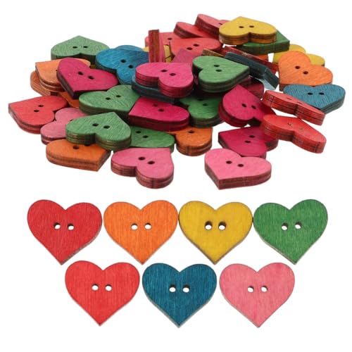 MAJORMENCH 50 Stück Herzförmige Vintage Holzknöpfe aus Naturholz zum Nähen Basteln Dekorieren für Kleidung Taschen DIY Handwerk Valentinstag Dekoration MAJORMENCH 50 Stück Herzförmige Vintage Holzknöpfe aus Naturholz zum Nähen Basteln Dekorieren für Kleidung Taschen DIY Handwerk Valentinstag Dekoration von MAJORMENCH