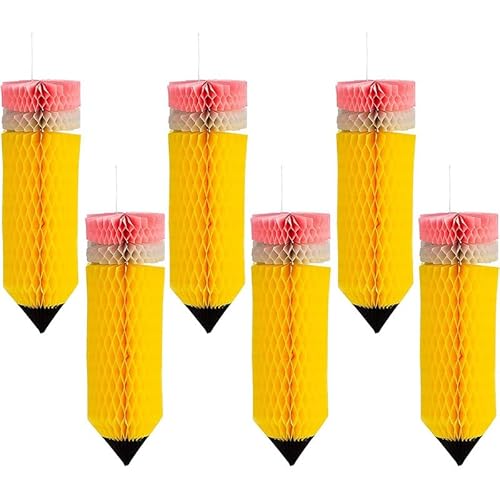 Wabenkugeln, -Dekorationen, kreative Bleistift-Wabenkugeln, Kreative Bleistift-Wabenkugeln, Klassenzimmer-Dekorationen, vielseitige, schöne Buntstifte, Klassenzimmer-Dekoration für die Schule von MAJSHDIO